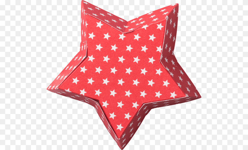 Star Shaped Baking Mould Small Stars White On Red Cushion, Symbol, Flag, Star Symbol Png
