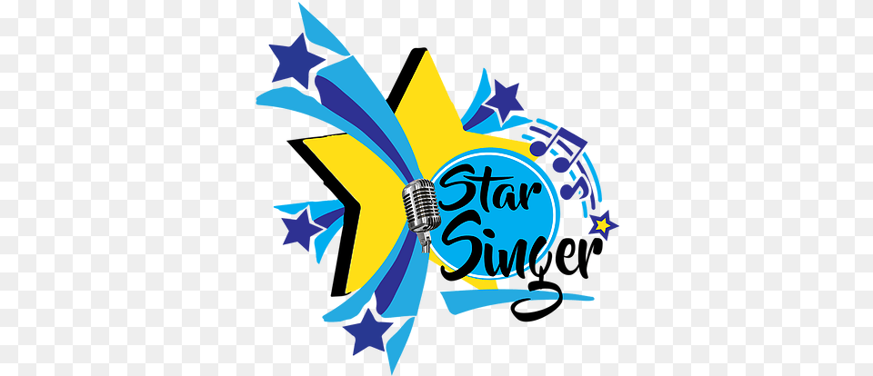 Star Singer Cstarproductionsusa Star Singer Logo, Light, Art, Graphics, Electrical Device Free Transparent Png