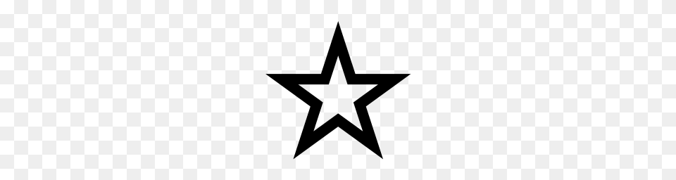 Star Single Clipart Free Clipart, Gray Png