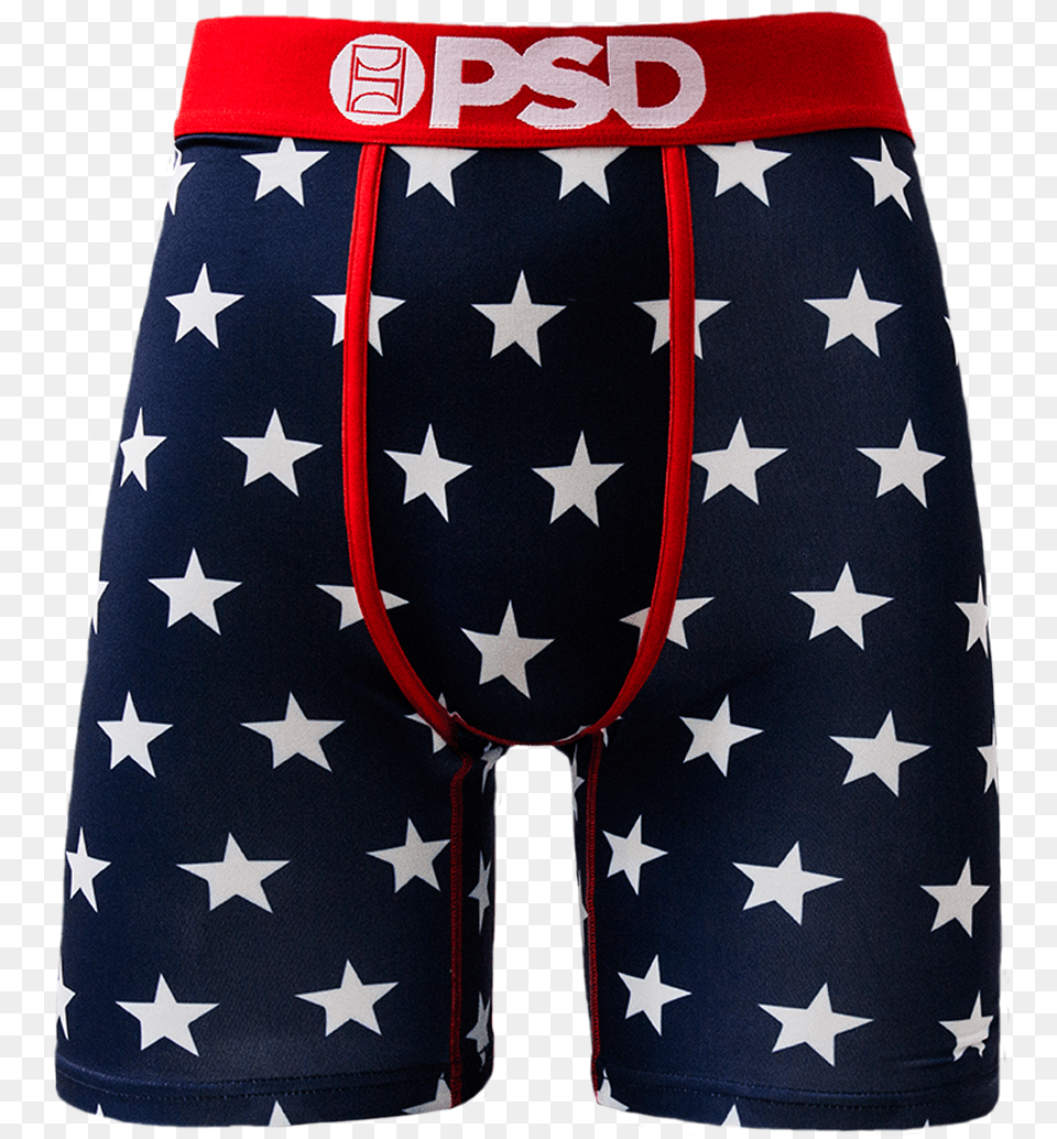 Star Spangle Psd Underwear Boxer Briefs Psd Underwear Stars, Flag, Clothing, Swimming Trunks Png