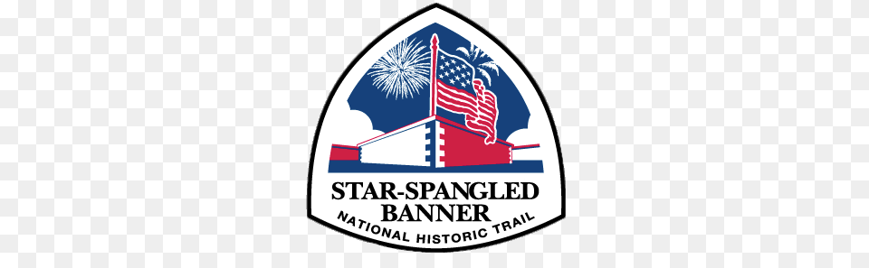 Star Spangled Banner National Historic Trail Logo, American Flag, Flag Free Png Download