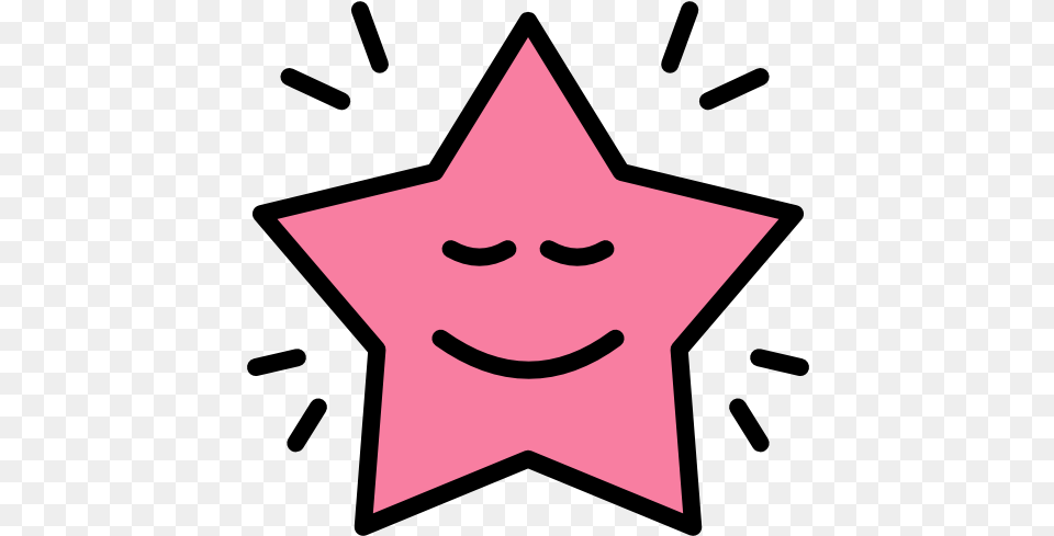 Star Star Icon Smile, Star Symbol, Symbol, Person Free Transparent Png