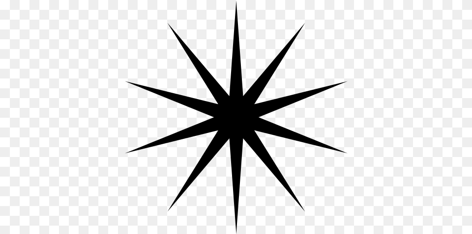 Star Star Sparkle Icon, Gray Free Transparent Png