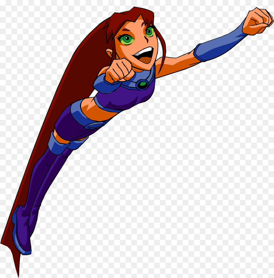 Star Starfire Teen Titans, Person, Face, Head, Cartoon Png