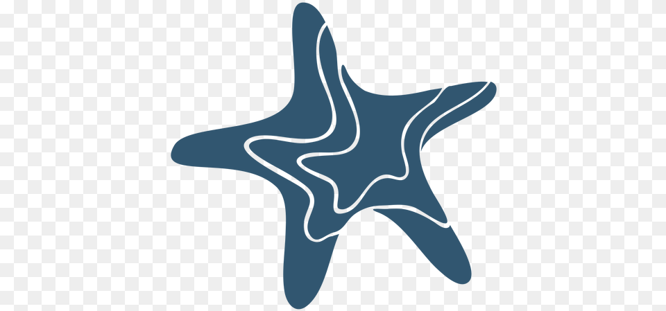 Star Starfish Detailed Silhouette Transparent U0026 Svg Silueta Estrella De Mar, Animal, Sea Life, Person, Invertebrate Png