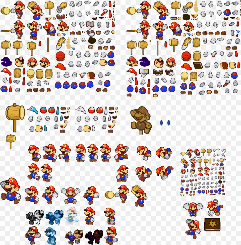 Star Sticker Bros Mario Paper Art Paper Mario 64 Sprites, Game, Person, Super Mario Free Png