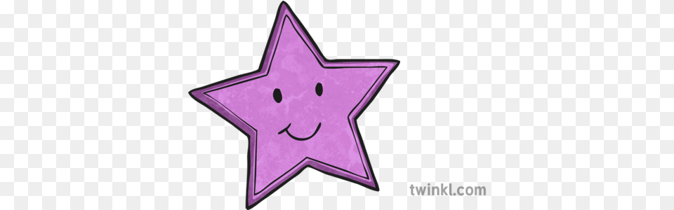 Star Sticker Illustration Clip Art, Star Symbol, Symbol, Purple Png