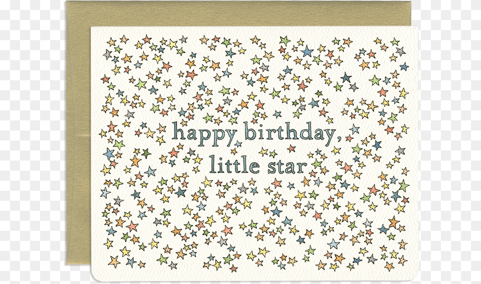 Star Strewn Birthday Greeting Card Birthday Star Card, Paper, Pattern, Text Free Transparent Png