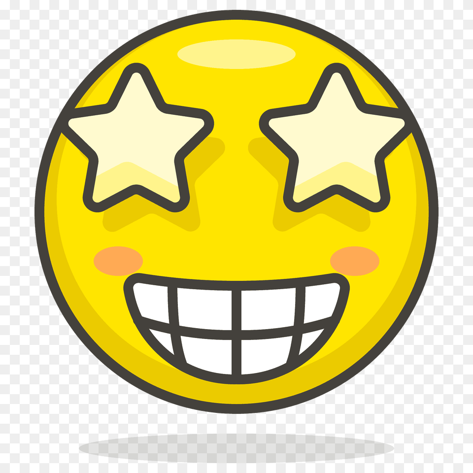 Star Struck Emoji Clipart, Egg, Food, Symbol Free Transparent Png