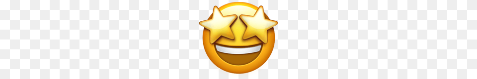 Star Struck Emoji On Apple Ios, Symbol, Star Symbol Free Transparent Png