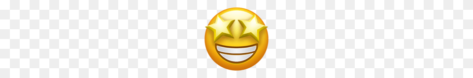 Star Struck Emoji On Emojipedia, Symbol, Star Symbol, Clothing, Hardhat Png Image