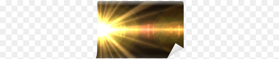 Star Sun With Lens Flare Rays Background Wall Mural U2022 Pixers We Live To Change Lens Flare, Light, Lighting, Sunlight, Nature Free Png Download