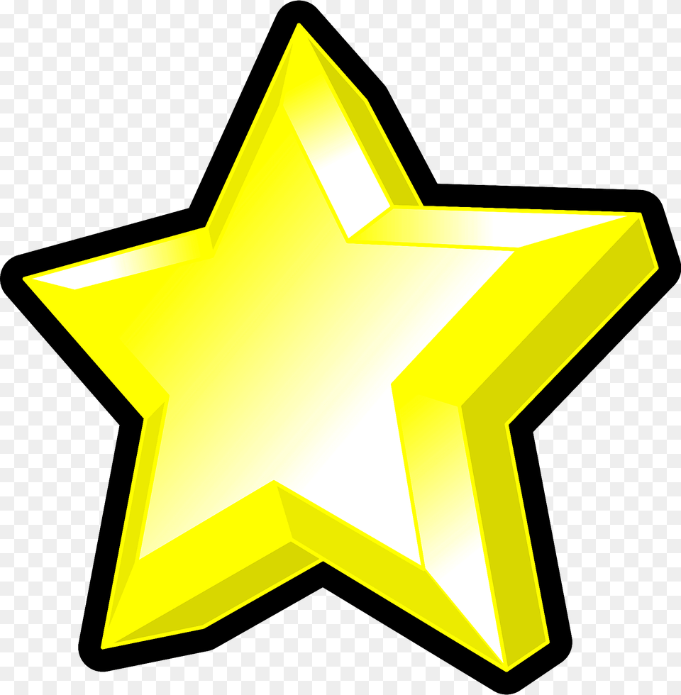 Star Symbol Clipart, Star Symbol, Cross Png Image