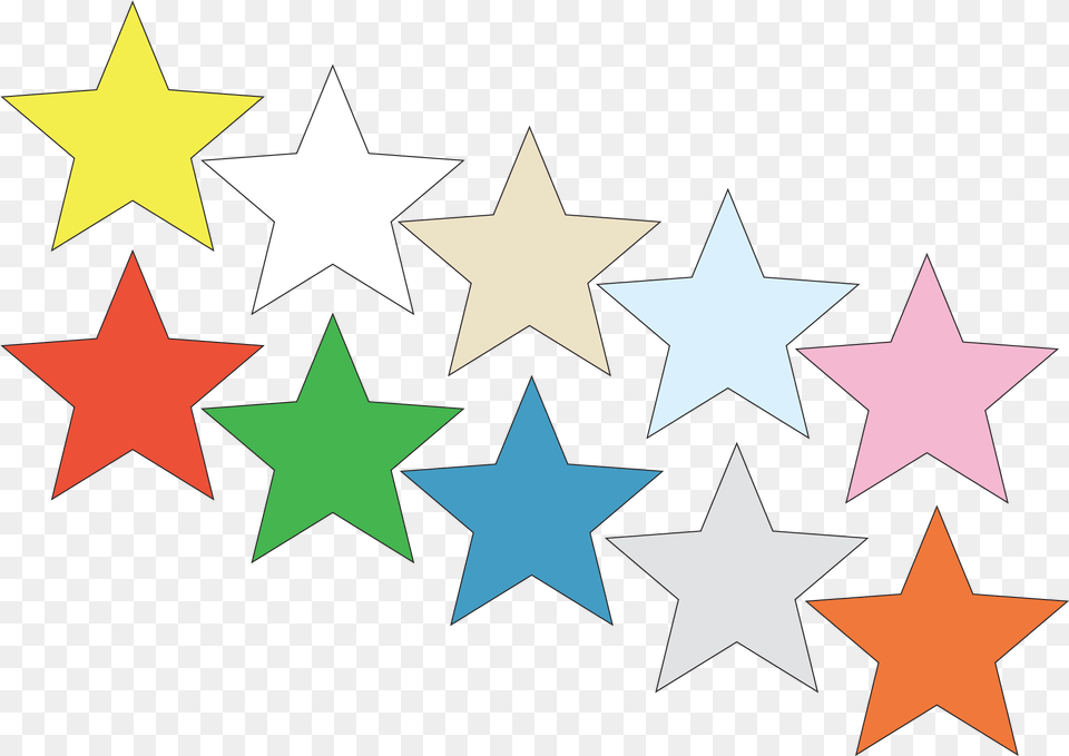 Star Symbol Stars With Letters, Star Symbol Free Png Download