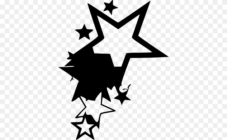 Star Tattoo Clip Art, Star Symbol, Symbol, Leaf, Plant Png Image