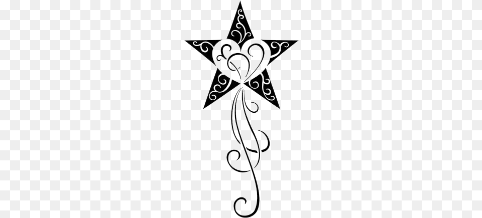 Star Tattoos Transparent Star Tattoos Nba All Star, Cross, Symbol, Pattern, Star Symbol Png Image