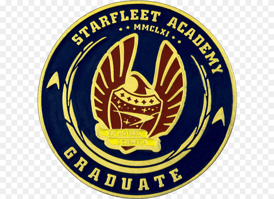 Star Trek 50th Anniversary Challenge Coin Star Trek 50th Anniversary Challenge Coin, Emblem, Logo, Symbol, Badge Free Png Download