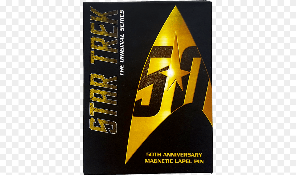 Star Trek 50th Anniversary Replica Badge Poster, Advertisement, Book, Publication Free Transparent Png