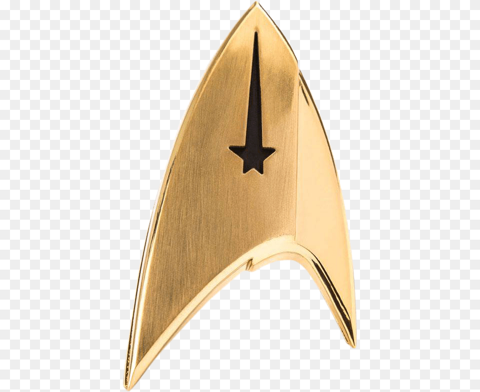 Star Trek Badge Star Trek Discovery Magnetic Insignia Badge Command, Logo, Symbol, Blade, Dagger Free Png Download