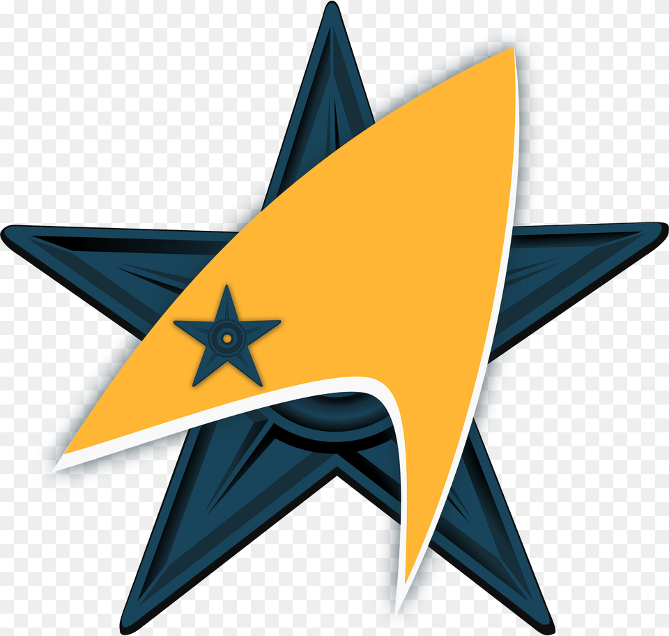 Star Trek Barnstar 01 Hires Clipart, Star Symbol, Symbol, Logo Free Png Download