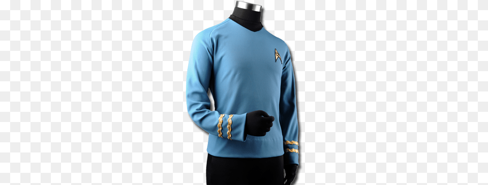Star Trek Commander Spock Tunic Replica Long Sleeved T Shirt, Clothing, Long Sleeve, Sleeve, Knitwear Png Image