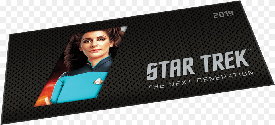 Star Trek Deanna Troi Emkcom Star Trek Enterprise Season 1, Adult, Female, Person, Text Png Image