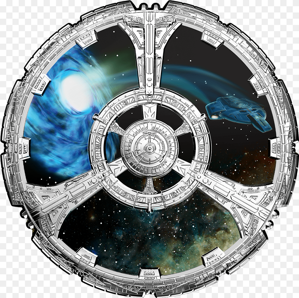 Star Trek Deep Space Nine Star Trek Coins Royal Canadian, Astronomy, Outer Space, Space Station, Wristwatch Free Transparent Png