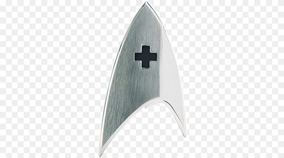 Star Trek Discovery Medical Insignia Magnetic Badge Replica Blade, Weapon, Logo, Arrow, Arrowhead Free Png Download