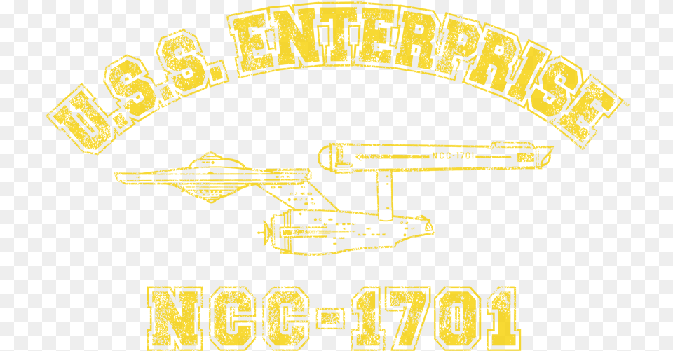 Star Trek Enterprise Athletic Men39s Regular Fit T Shirt Star Trekenterprise Athletic Adult Ringer Heathernavy, Architecture, Building, Factory, Weapon Free Png Download