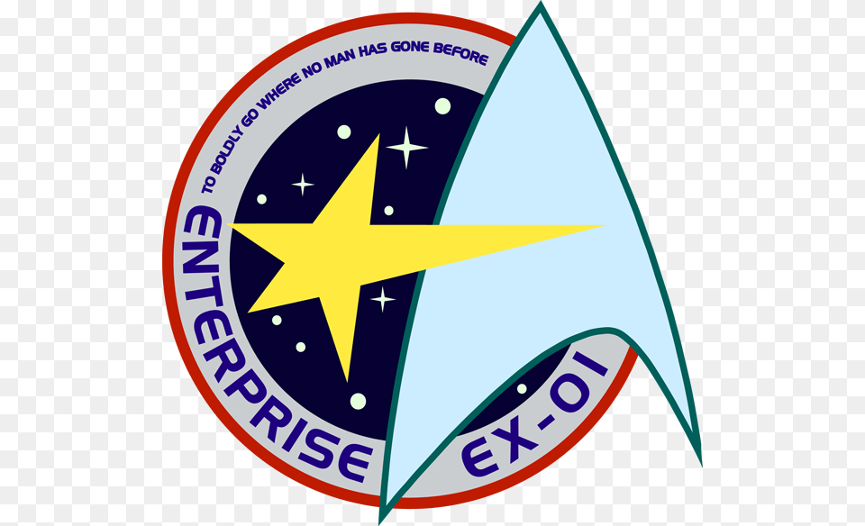 Star Trek Enterprise Circle, Logo, Symbol Free Transparent Png