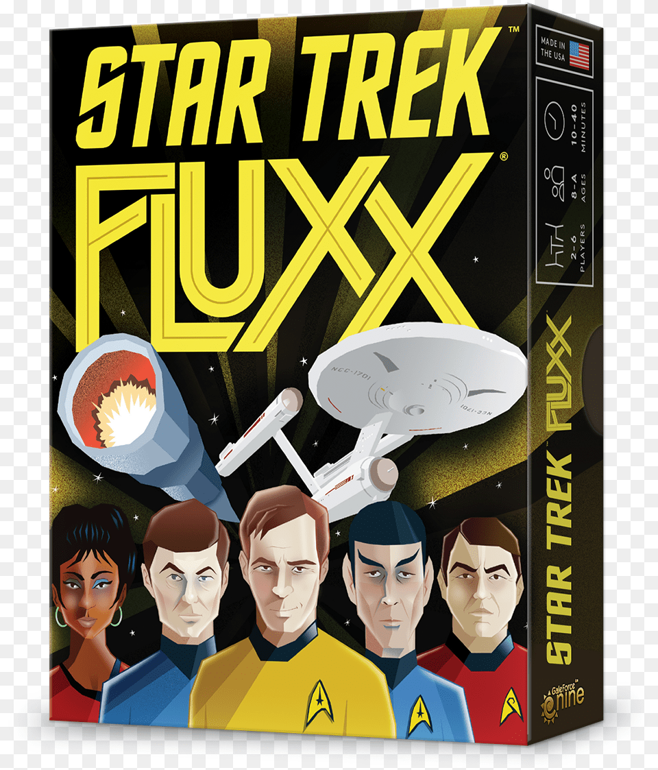 Star Trek Fluxx, Book, Comics, Publication, Adult Free Png Download