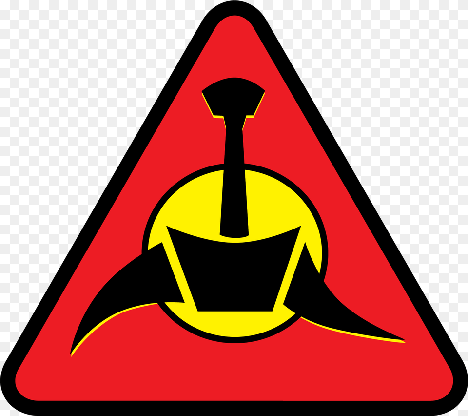 Star Trek Klingon Logo, Sign, Symbol, Road Sign, Rocket Png Image