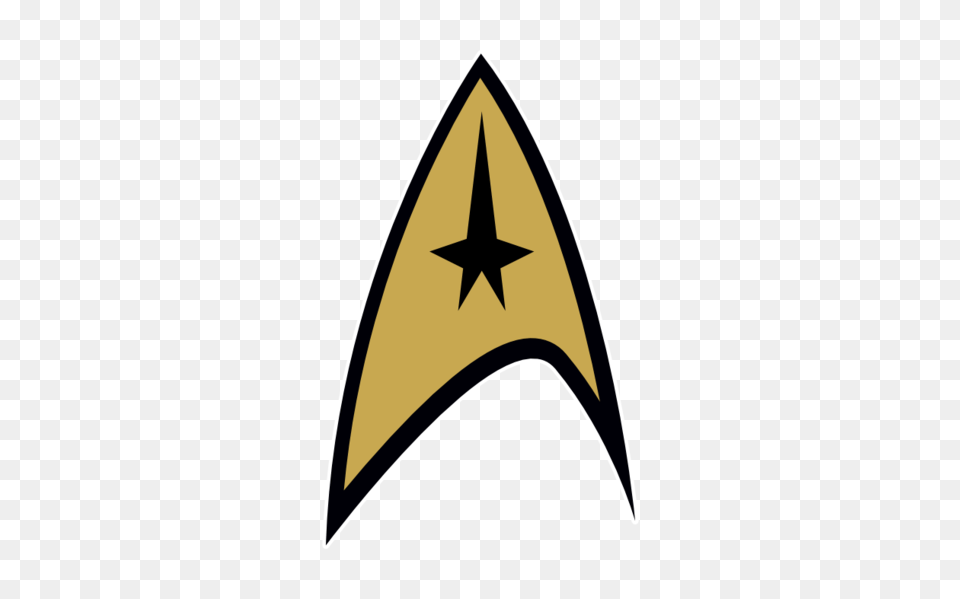 Star Trek Logo Sign, Symbol, Star Symbol, Animal, Fish Png Image