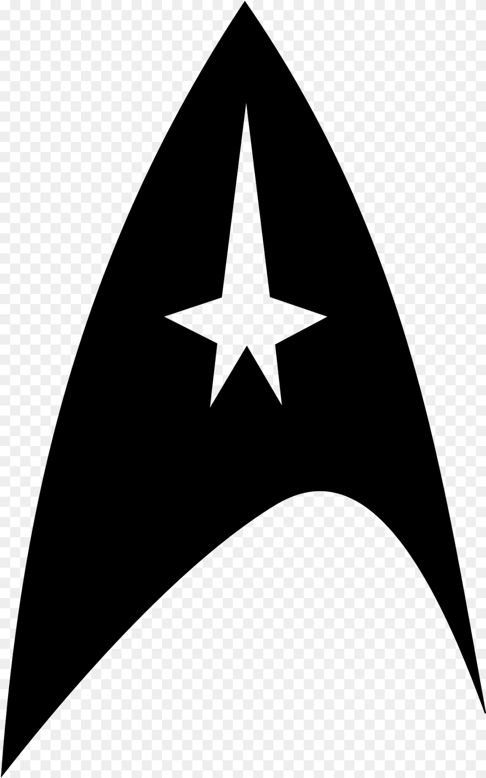 Star Trek Logo Svg, Gray Free Png