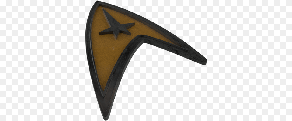 Star Trek Logo Works In Progress Blender Artists Community Emblem, Armor, Blade, Razor, Weapon Free Transparent Png