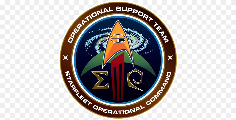 Star Trek Online Operational Support Team United States Marine Corps, Emblem, Symbol, Logo, Badge Free Png Download