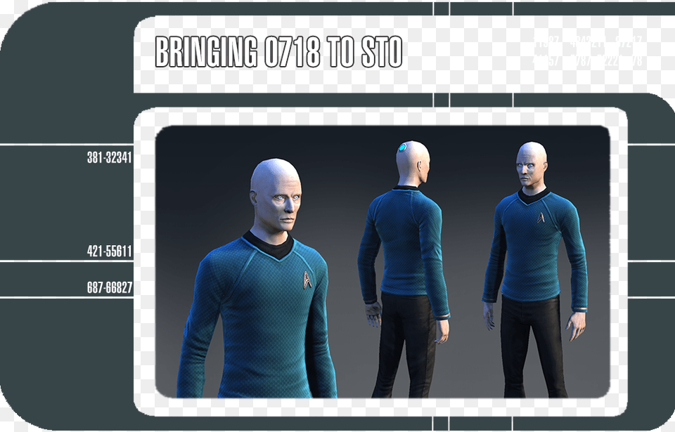 Star Trek Online Star Trek Online 0718 Bridge Officer, T-shirt, Clothing, Sleeve, Long Sleeve Free Png Download
