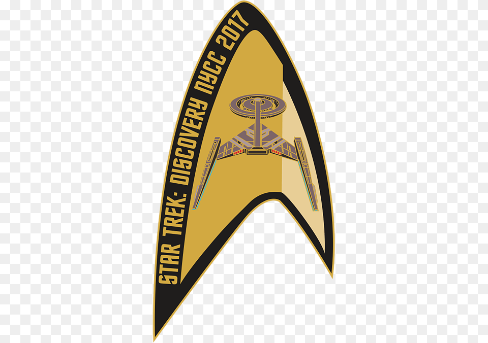 Star Trek Pin, Badge, Logo, Symbol Png