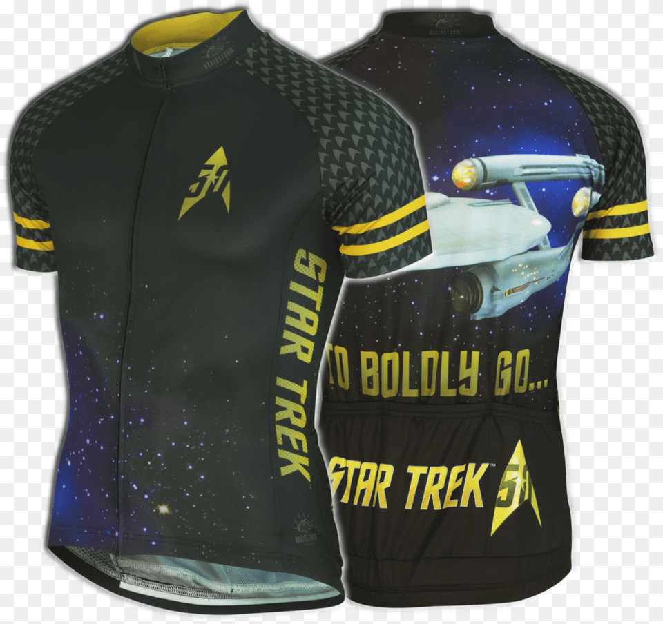 Star Trek Quot50th Anniversaryquot Cycling Jersey Star Trek, Clothing, Shirt, T-shirt Free Png