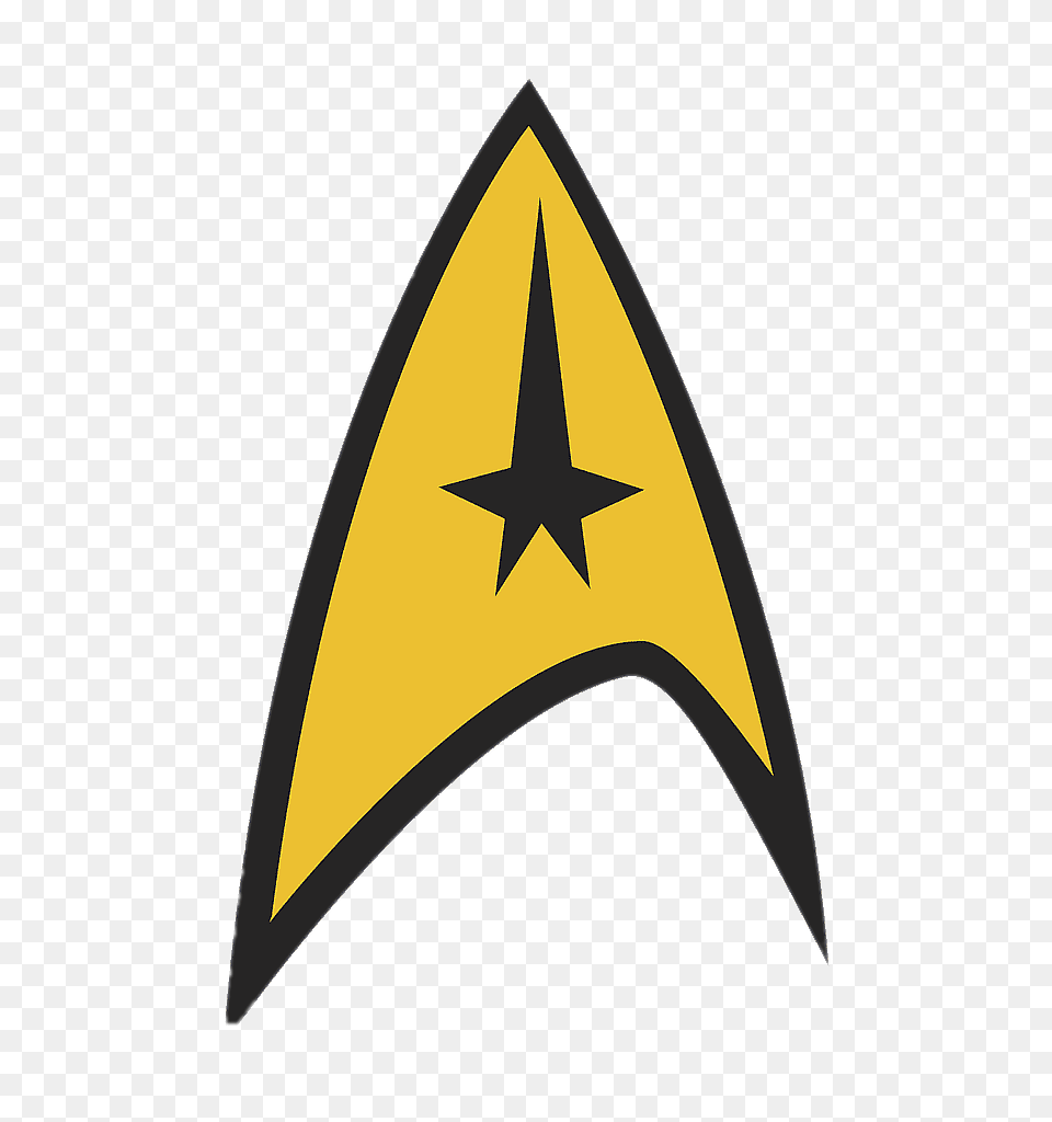 Star Trek Starfleet Symbol, Logo, Star Symbol, Animal, Fish Free Png Download