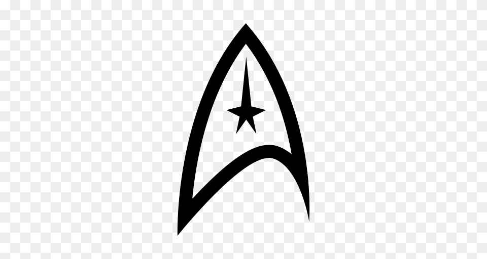 Star Trek Startrek Icon, Gray Png
