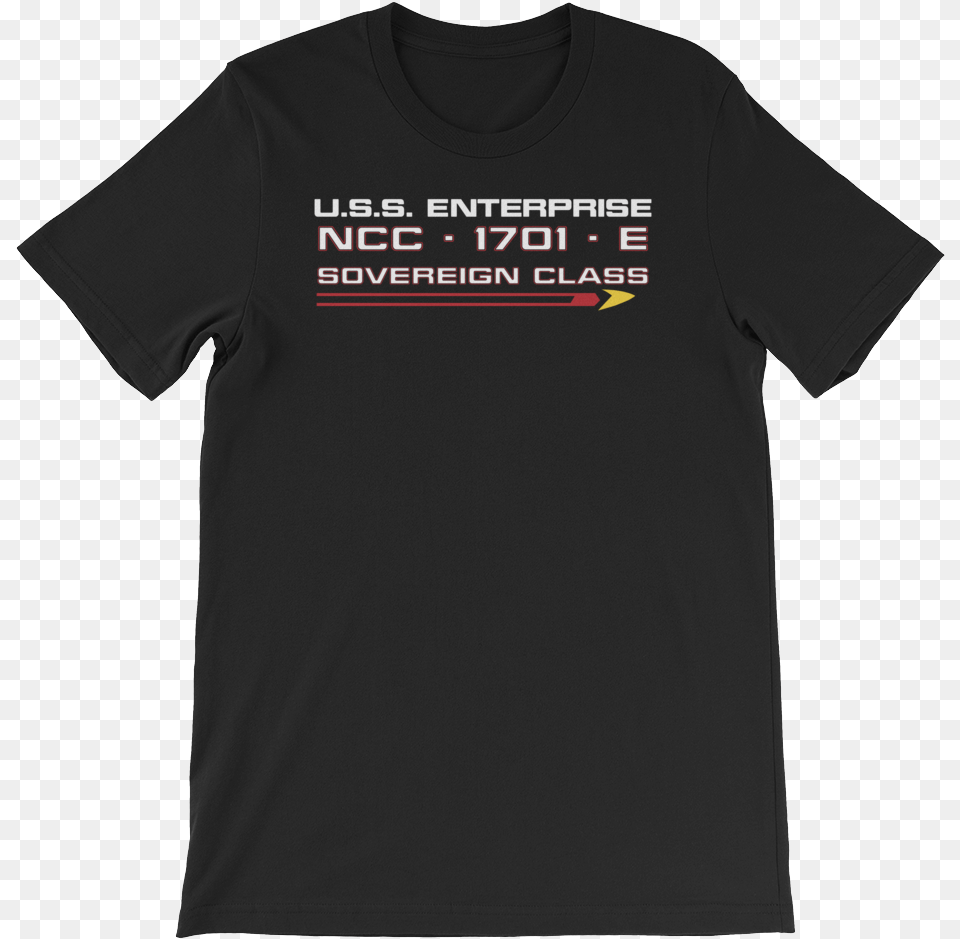 Star Trek Uss Enterprise 1701 E Men39s T Shirt Gucci Men T Shirt Black, Clothing, T-shirt Free Png