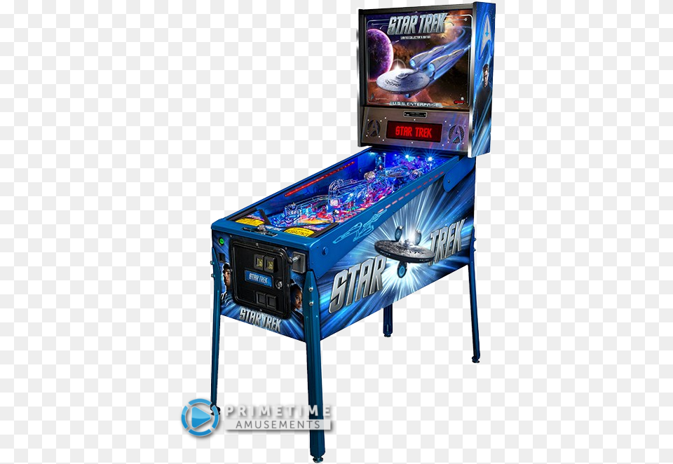 Star Trek Uss Enterprise Limited Edition Pinball Pinball Machine Star Trek, Arcade Game Machine, Game, Person Free Png