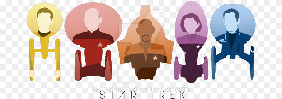 Star Trek Vector Royalty Stock Star Trek Captains Art, Adult, Male, Man, Person Free Transparent Png