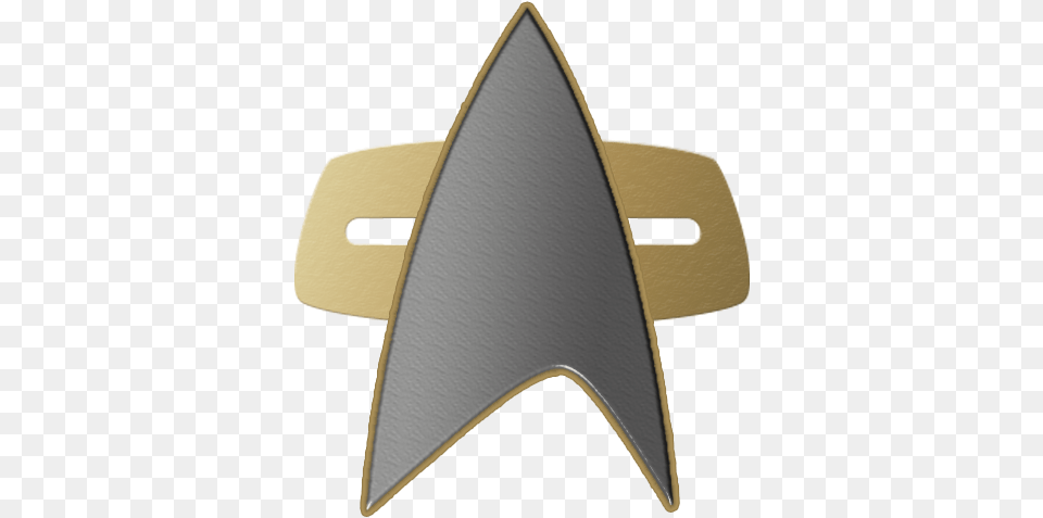 Star Trek Voyager Logo Star Trek Comm Badge, Symbol, Accessories, Blade, Dagger Png Image