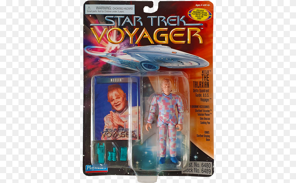 Star Trek Voyager Star Trek Voyager Tom Paris Toy, Publication, Book, Person, Man Free Transparent Png