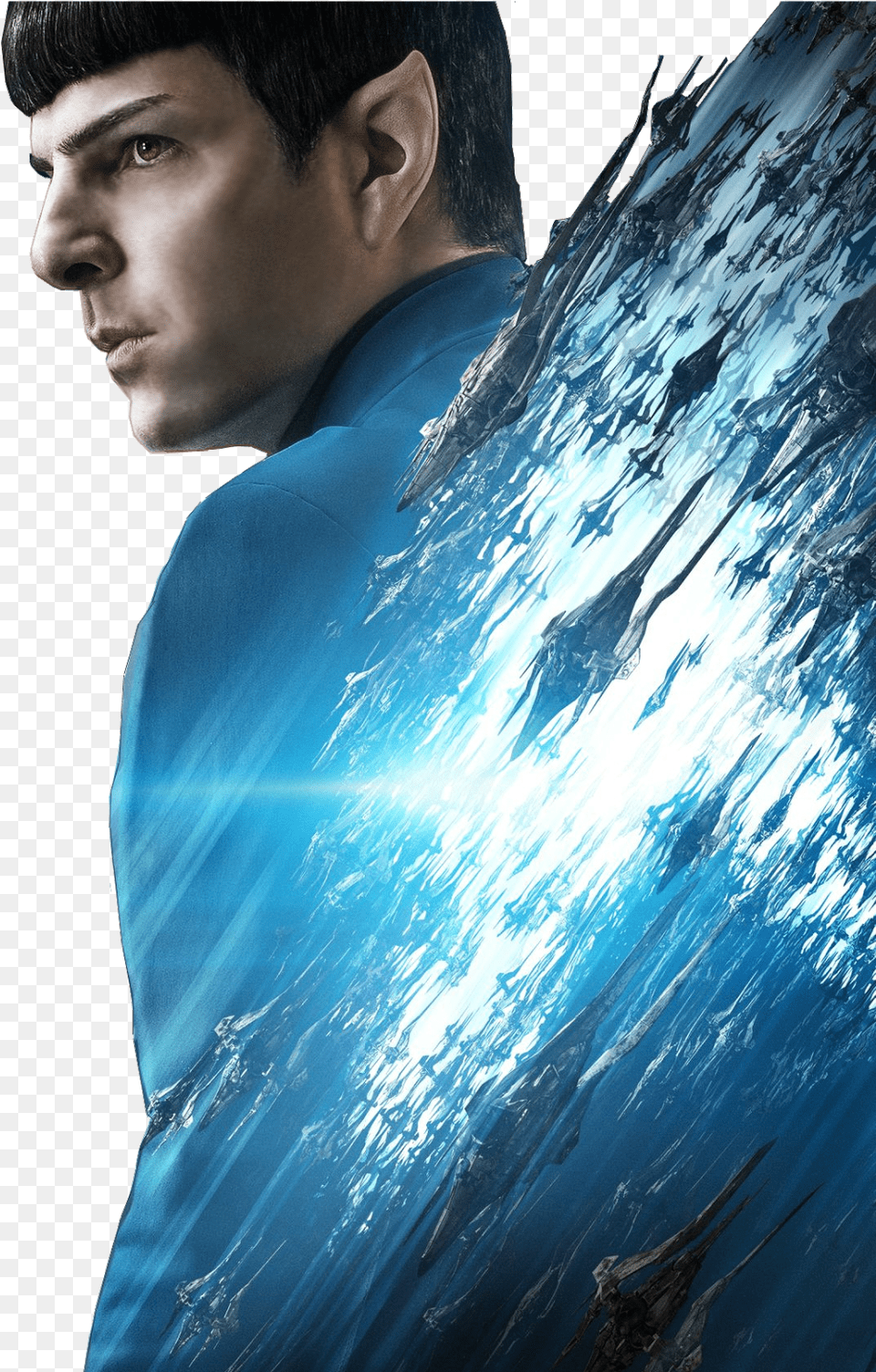 Star Trek Zachary Quinto Spock, Face, Head, Portrait, Person Png