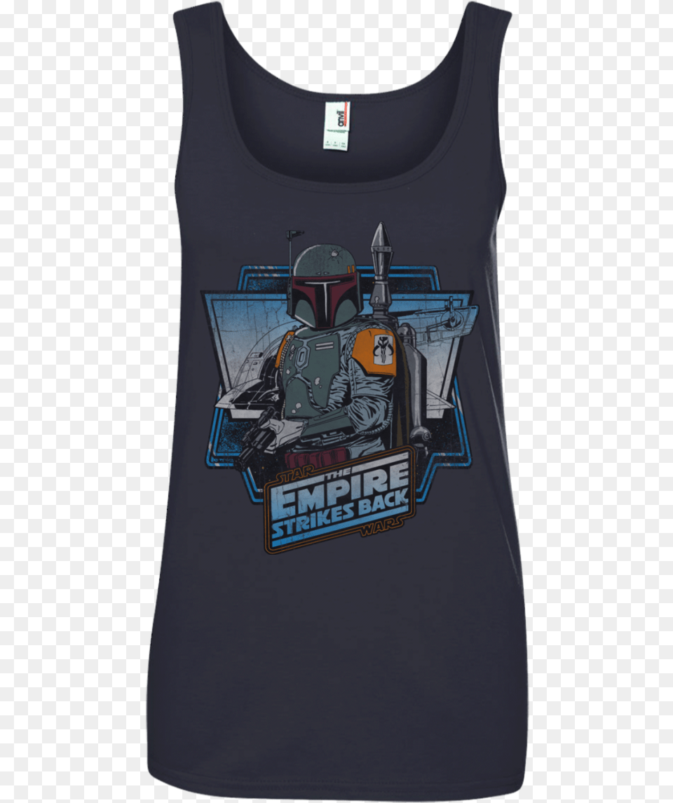 Star War Boba Fett The Empire Strikes Back T Shirt Empire Strikes Back Poster, Clothing, T-shirt, Tank Top, Adult Png Image