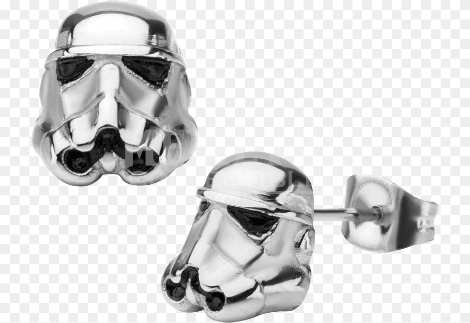 Star Wars 3 D Stormtrooper Stud Earrings, Accessories, Goggles, Adult, Male Free Transparent Png