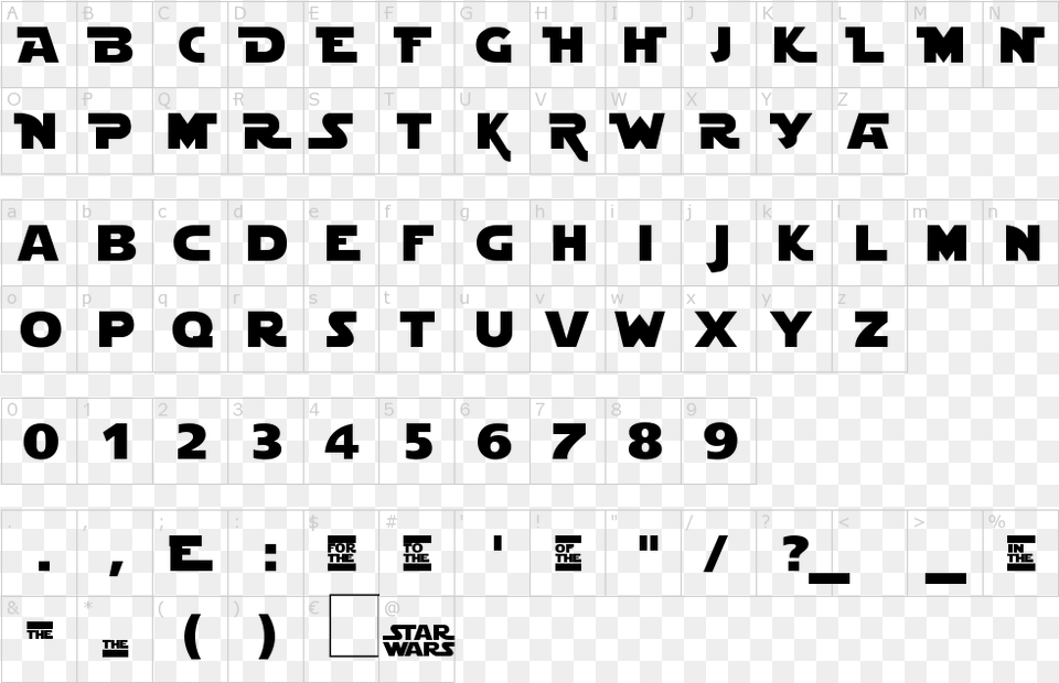 Star Wars, Text, Alphabet Free Transparent Png